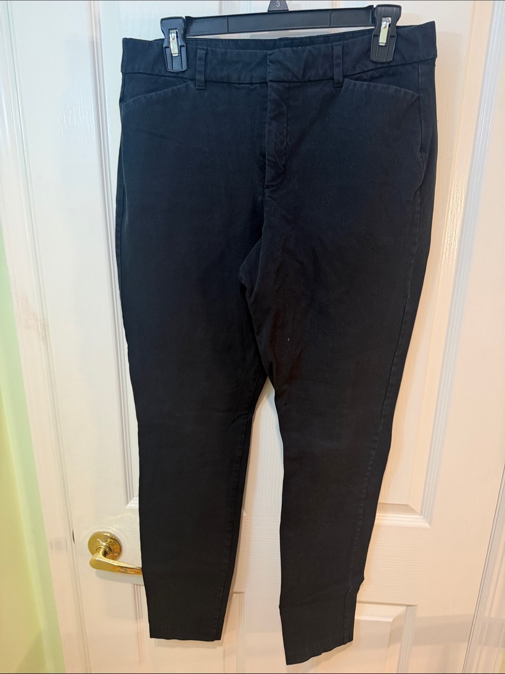 Old Navy Black Corduroy Slim Tapered Women's Pants